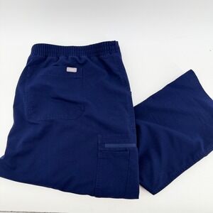 FIGS Technical Collection Navy Blue Scrub Pants XXL Tall TW2000T Mens Cargo